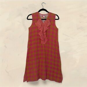 DOSA COTTON RUFFLE DRESS